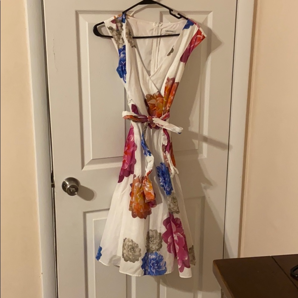 Floral Calvin Klein dress